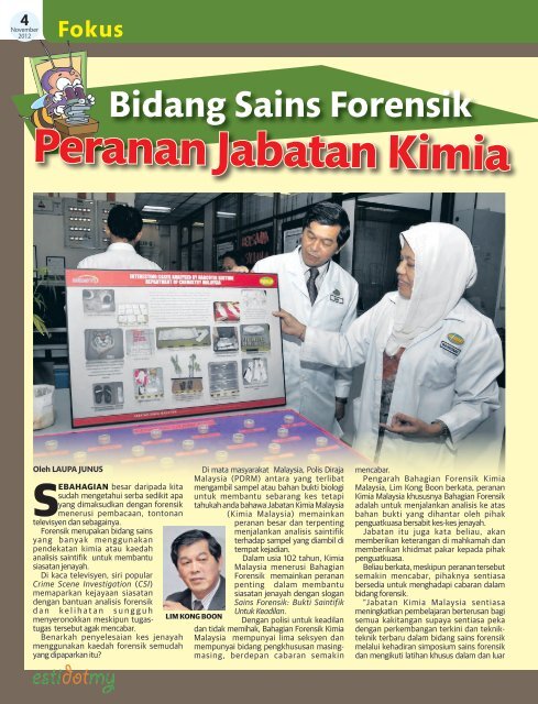 Dunia Forensik - Akademi Sains Malaysia