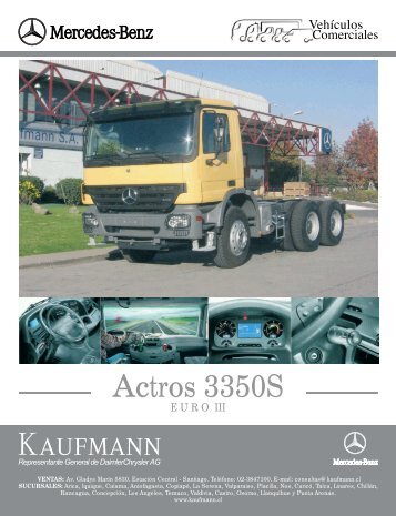 Actros 3350S - Kaufmann