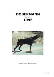 Rekisteri 1996 - Suomen Dobermannyhdistys