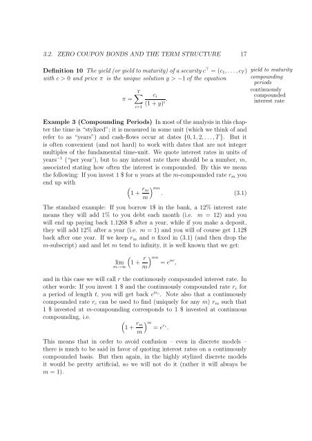 Lecture Notes for Finance 1 (and More).