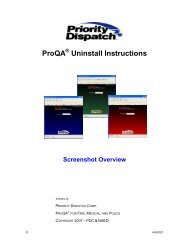 ProQA Uninstall Instructions - Priority Dispatch Corporation