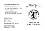 Elternbrief 1 - Sommer 2007 - Johannes-Tews-Grundschule