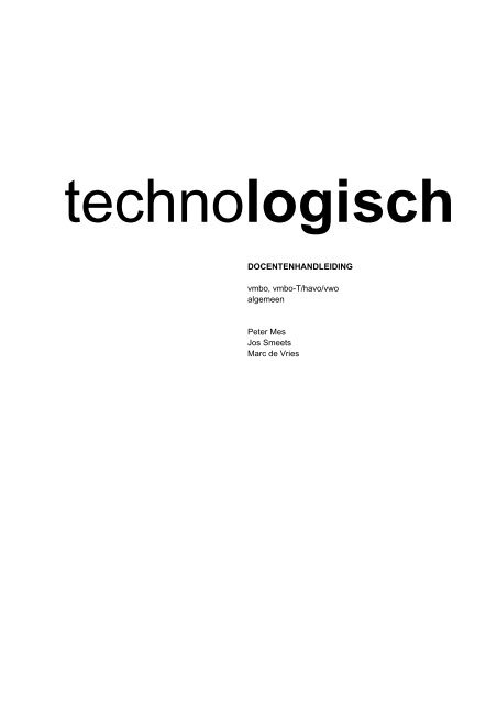 technologisch - Noordhoff Uitgevers