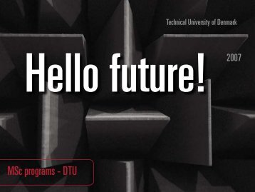 MSc programs - DTU