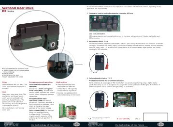 Sectional Door Drive WK Series - liftmaster.de