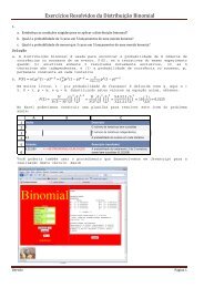 ExercÃ­cios Resolvidos da DistribuiÃ§Ã£o Binomial - Site Prof. Bertolo
