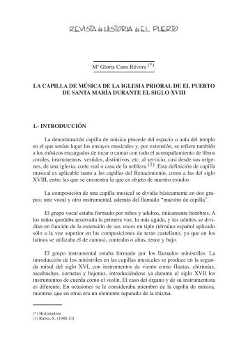 4-la capilla de musica pag 45 a 64.indd - Revista de Historia de El ...