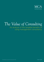 The Value of Consulting