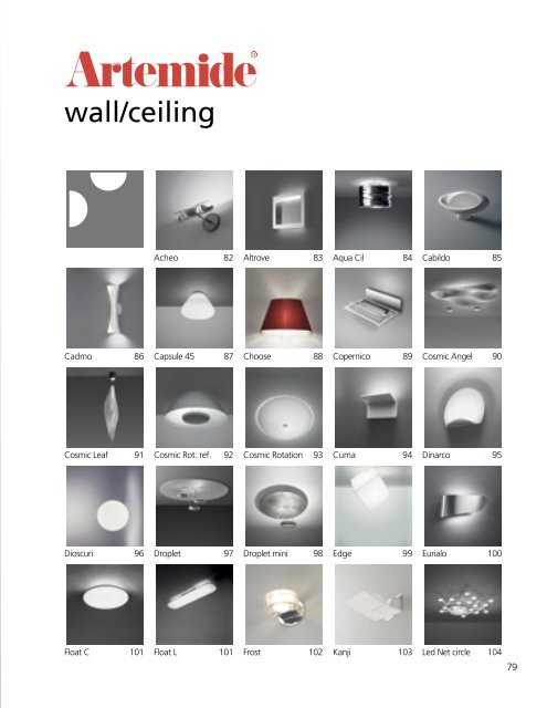 2013 Pocket Catalog Edition 6 - Artemide