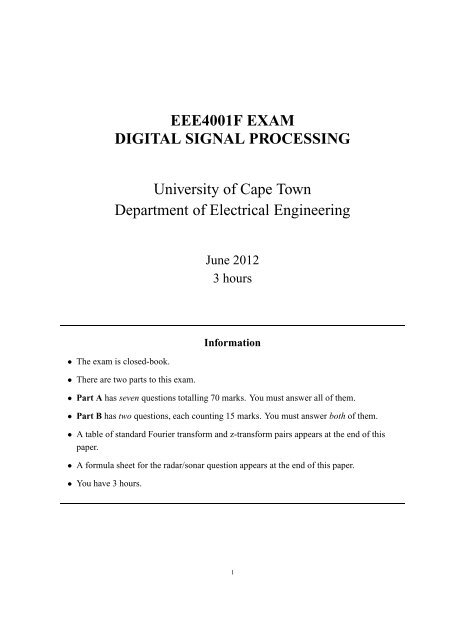 Exam Uct Digital Image Processing University Of Cape Town