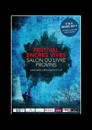 cliquez ici - Salon du livre de Provins