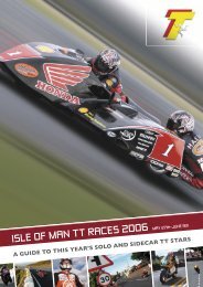 a guide to this years solo and sidecar stars - TT Supporters Club