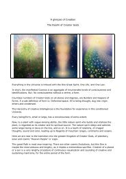 A glimpse of Creation The Realm of Creator Gods - Birgitte Fich