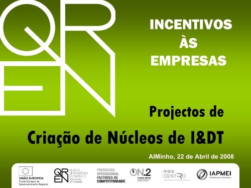 Investimento - QREN