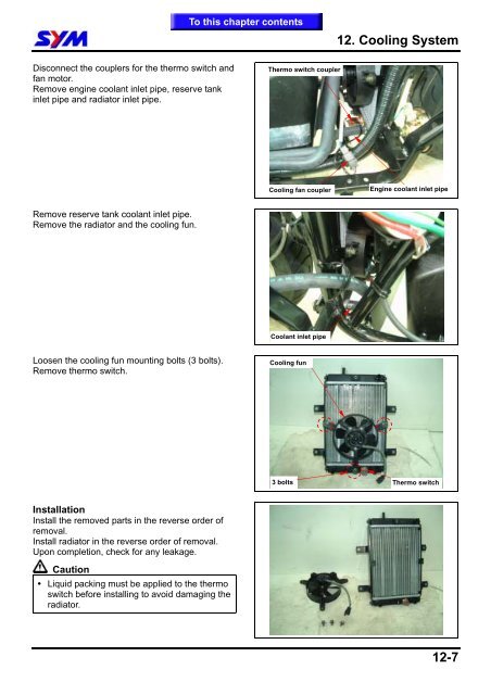 Sym GTS servicemanual - Scootergrisen