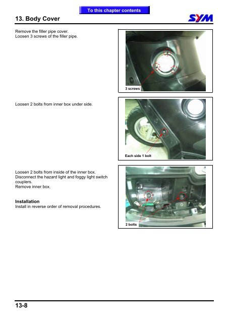 Sym GTS servicemanual - Scootergrisen