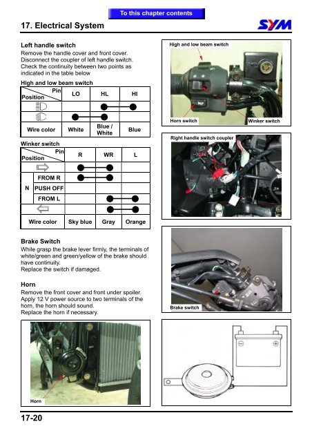 Sym GTS servicemanual - Scootergrisen