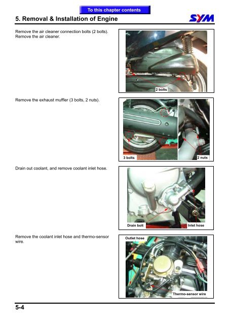 Sym GTS servicemanual - Scootergrisen