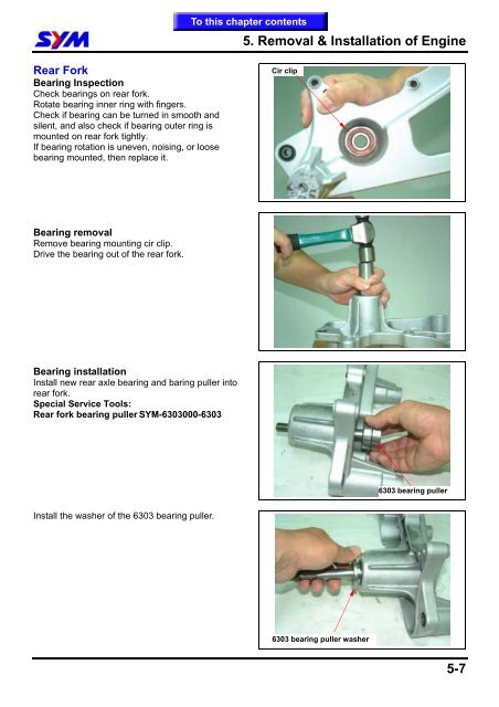 Sym GTS servicemanual - Scootergrisen