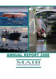 Annual Report 2008.pdf - Marine Accident Investigation Branch