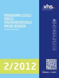 Download Programm 2012/2 - VHS Manager