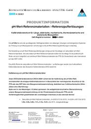 PRODUKTINFORMATION - DKD calibration laboratory DKD-K-06901