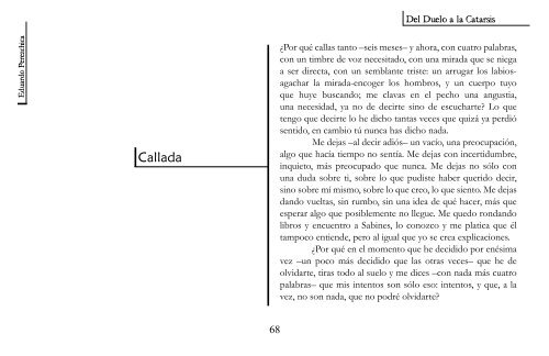 Del Duelo a la Catarsis - Publicatuslibros.com