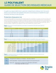 Le Polyvalent – Guide de sélection des risques médicaux