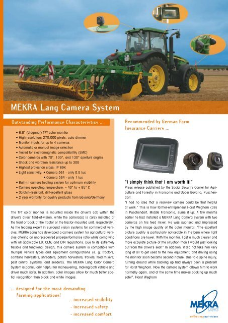MEKRA Lang Camera System