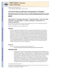 Cancer Biol Ther - Curcumin Induces G2M Arrest and Apoptosis in ...