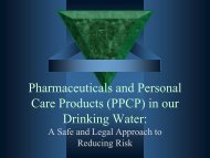 Pharmaceuticals and Personal Care Products (PPCP) in our ...