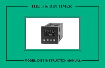 C48T Manual PDF - Red Lion Controls