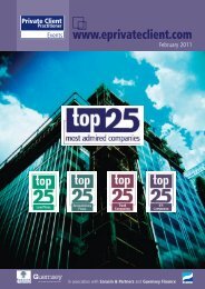Top 25 Most Admired Companies - Appleby