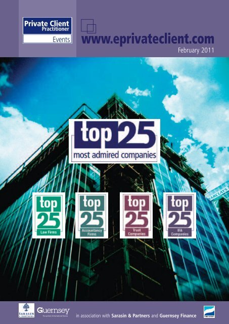 Top 25 Most Admired Companies - Appleby