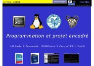 Programmation et projet encadrÃ©