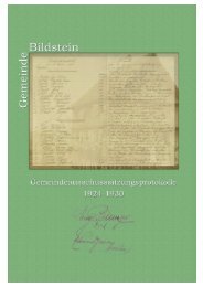 Gemeindeausschussprotokolle 1924-1930 - Gemeindearchiv Bildstein