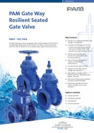 PAM Gate Way Resilient Seated Gate Valve - Saint-Gobain PAM UK