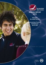 2010 Seaview High School Annual Report