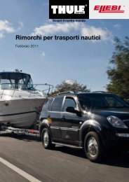 Rimorchi per trasporti nautici