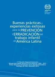 trabajo infantil Buenas prÃ¡cticas y experiencias exitosas para la ... - Oit