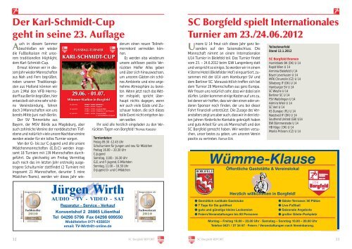 Unser - SC Borgfeld e.V.