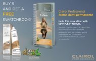 BUY 9 AND GET A SWATCHBOOK! - Clairol Professional