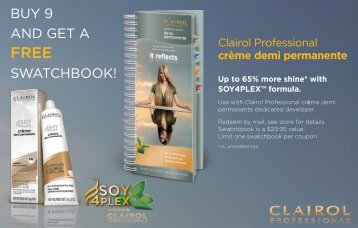 BUY 9 AND GET A SWATCHBOOK! - Clairol Professional