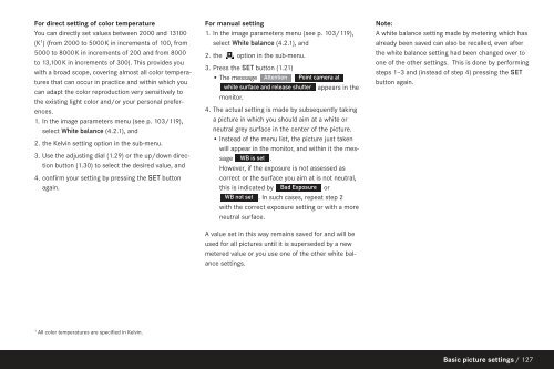 Leica M9 users instruction manual in English