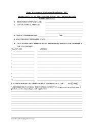 Producer Declaration Form ( pdf file - 42 kb in size)