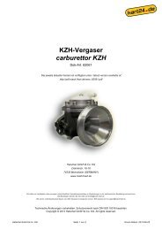 KZH-Vergaser carburettor KZH - Mach1 Kart
