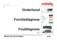 12. Systeem voor het eenvoudig opheffen van fouten - Marklin