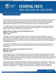 Essential Facts about Video Games and Courts Rulings - The ...