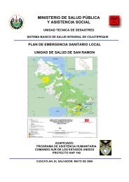 plan de emergencia sanitario local unidad de salud de san ramon