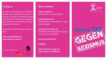 Download Courage 1x1 gegen Sexismus - Netzwerk fÃ¼r Demokratie ...